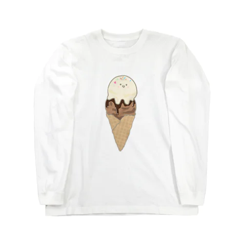 バニラアイスのバニラちゃん🍨 Long Sleeve T-Shirt