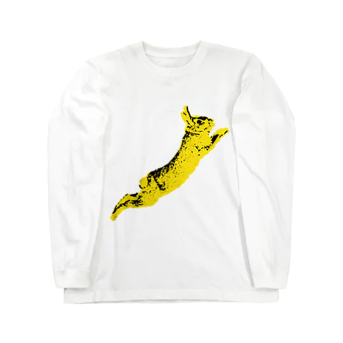 飛ぶうさぎアンダーグラウンド Long Sleeve T-Shirt