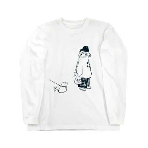 肉まんと犬と少女 Long Sleeve T-Shirt