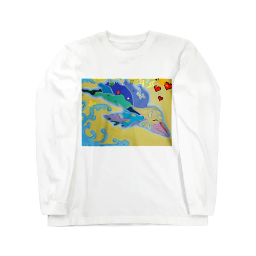 Mary's  tweets『ワーイ、海水浴って最高!!』 Long Sleeve T-Shirt