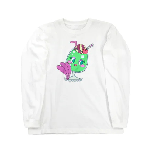 テンアゲクリームソーダ(ブルジョア) Long Sleeve T-Shirt