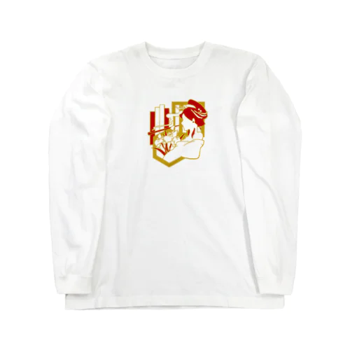 【寄席】《赤》 Long Sleeve T-Shirt