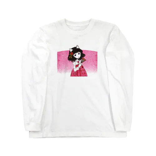 Rose-design（扇子閉じVer.） Long Sleeve T-Shirt