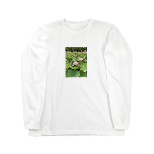 蓮の花です Long Sleeve T-Shirt