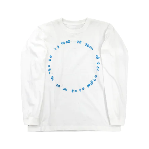 瑠璃唐草 Long Sleeve T-Shirt