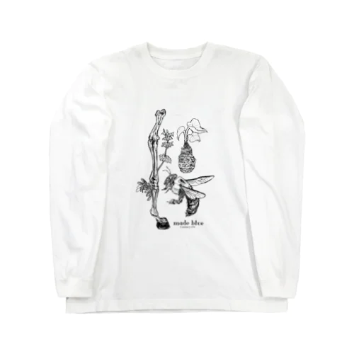 Kumanbachi , Bone of house & Spring plants ロングスリーブTシャツ