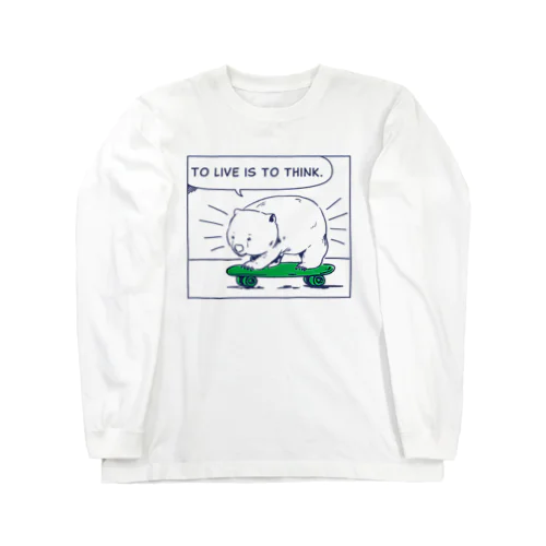 スケーターウォンバット Long Sleeve T-Shirt