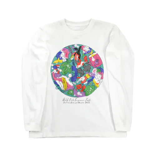 金魚たちの夏祭り 2022カラーモデル Long Sleeve T-Shirt