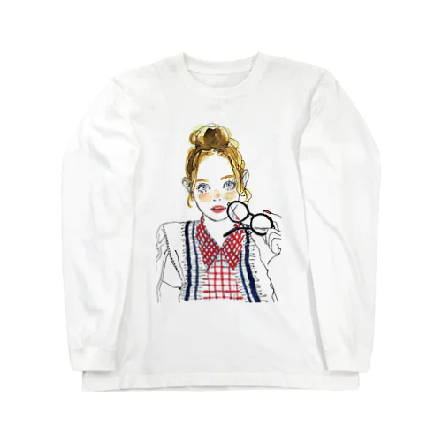 かわいい女 Long Sleeve T-Shirt