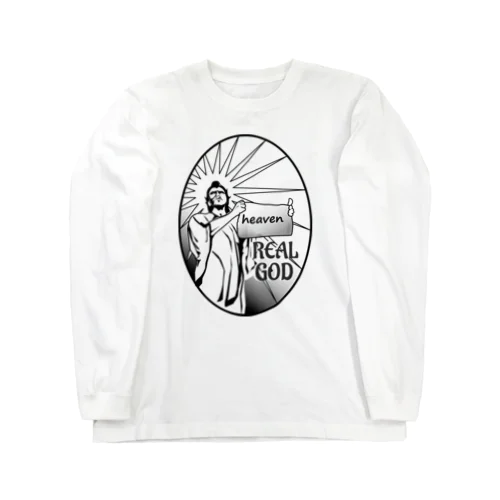 REAL GOD2H.T.(黒文字) Long Sleeve T-Shirt