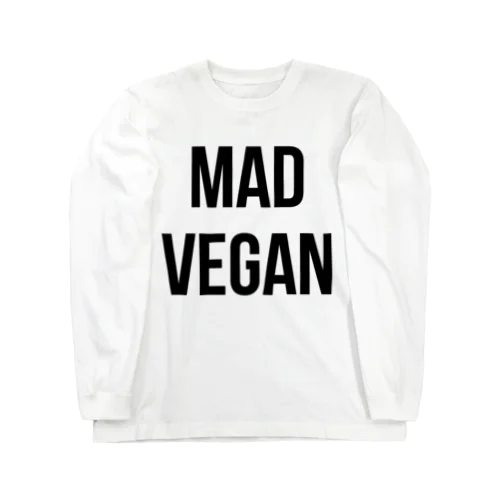 mad vegan（黒文字） ロングスリーブTシャツ