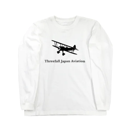 【Threefall Japan Aviation 】Tシャツ ロングスリーブTシャツ