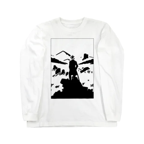 カスパー・ダーヴィト・フリードリヒ『雲海の上の旅人』（うんかいのうえのたびびと、英: Wanderer above the Sea of Fog） Long Sleeve T-Shirt