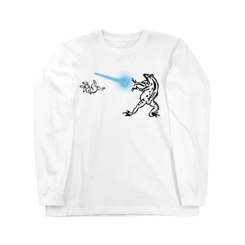 鳥獣人物戯画　カメハメ波 Long Sleeve T-Shirt