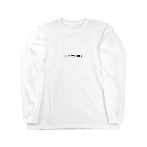 白黒 Long Sleeve T-Shirt