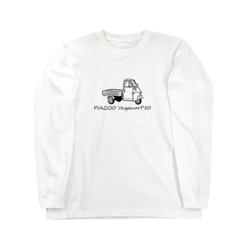 ベスパカーのロゴ Long Sleeve T-Shirt