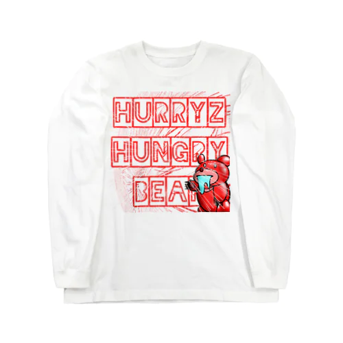 Hurryz HUNGRY BEARシリーズ ロングスリーブTシャツ