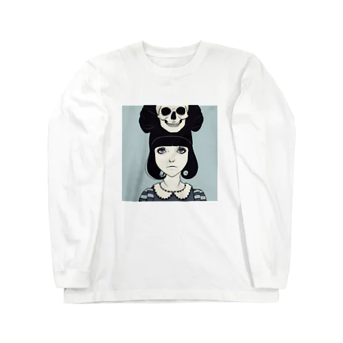 Scull Head Girl Long Sleeve T-Shirt