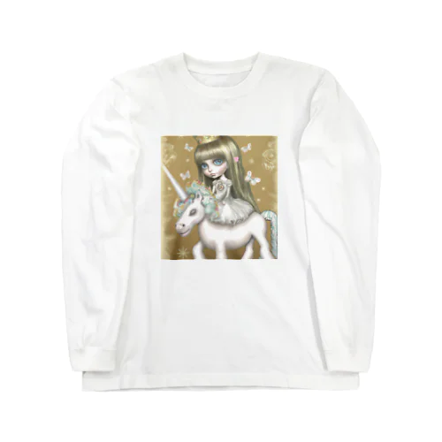 ユニコーンと女の子2 Long Sleeve T-Shirt