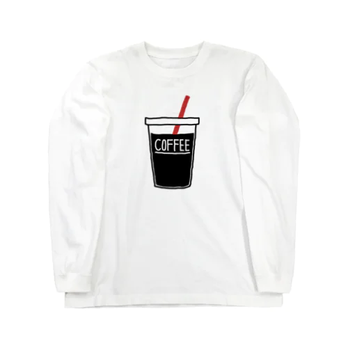 ICE COFFEE(red) ロングスリーブTシャツ