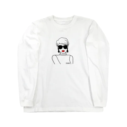 サングラス・ガール(ショート) Long Sleeve T-Shirt