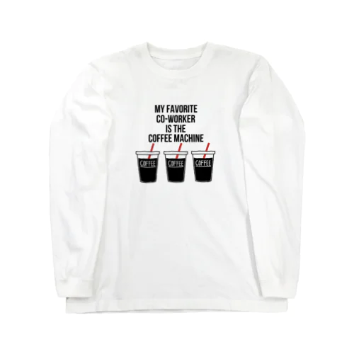 ICE COFFEE(red) ロングスリーブTシャツ