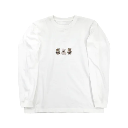 うさぎ 熊 ぬいぐるみ  Long Sleeve T-Shirt