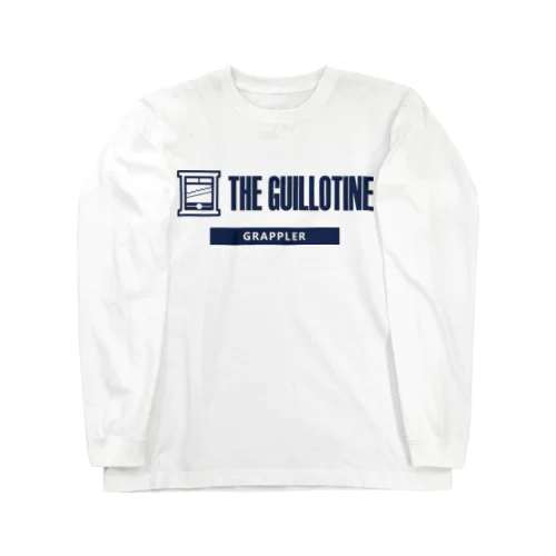 THE GUILLOTINE NAVY 롱 슬리브 티셔츠