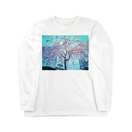 枝垂れ桜 ロングスリーブTシャツ