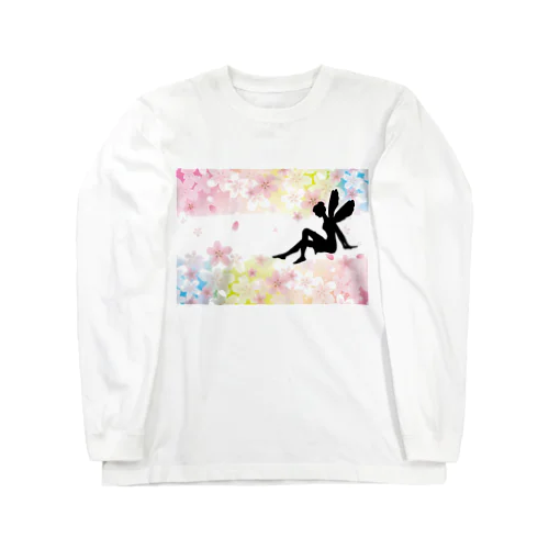 桜とフェアリー Long Sleeve T-Shirt