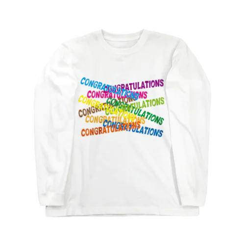 CONGRATULATIONS ロングスリーブTシャツ