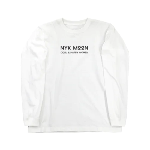 NYK MOON logo ロングスリーブTシャツ