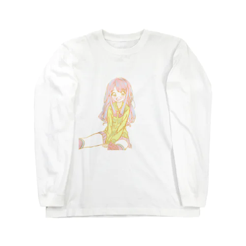 ニーソ少女 Long Sleeve T-Shirt