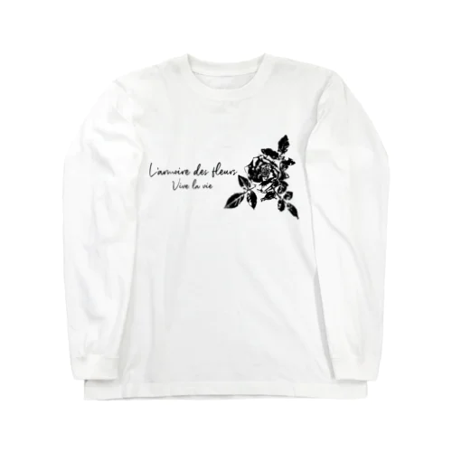 【Vive la vie】Rose Long Sleeve T-Shirt