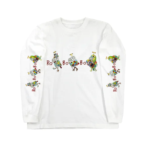  ROBOBO ちょびすけロボ ボルトロボ ボウ助ロボ Long Sleeve T-Shirt