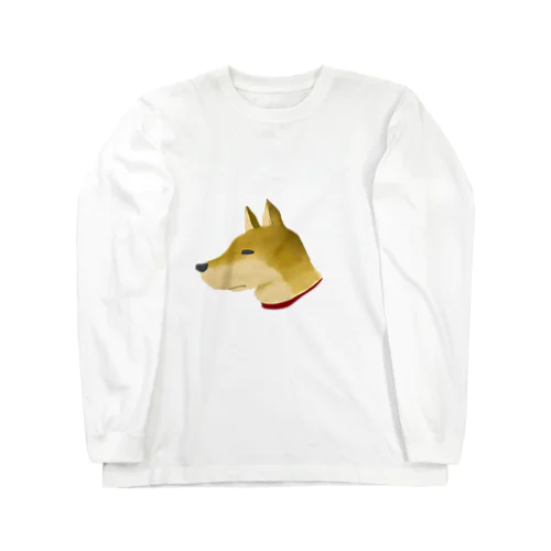 きつねっぽい犬 ロングスリーブTシャツ