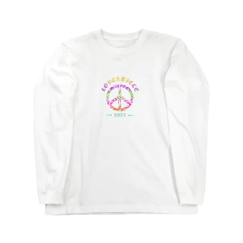 Love＆peaceシリーズRainbowcolorバージョン Long Sleeve T-Shirt