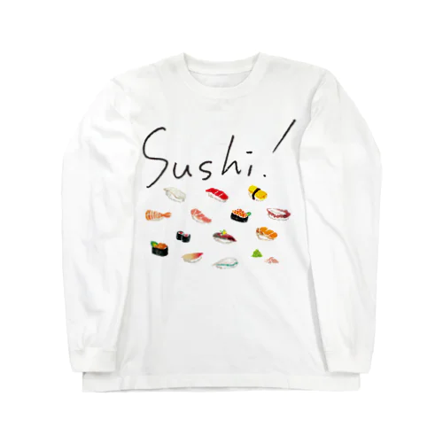 Sushi! ＰＯＰなお寿司！ ロングスリーブTシャツ