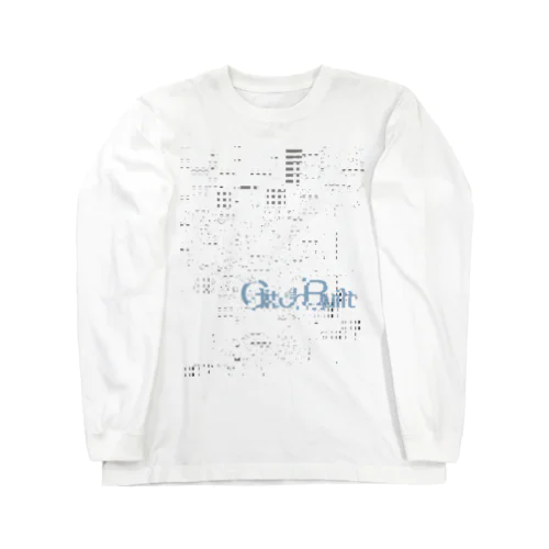 White noise (GlitchBuilt Logo) Long Sleeve T-Shirt