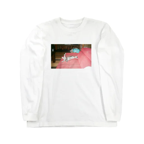 cat モザイク　t Long Sleeve T-Shirt