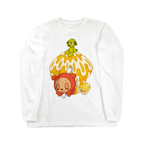 ジップベア きのこハウス Long Sleeve T-Shirt