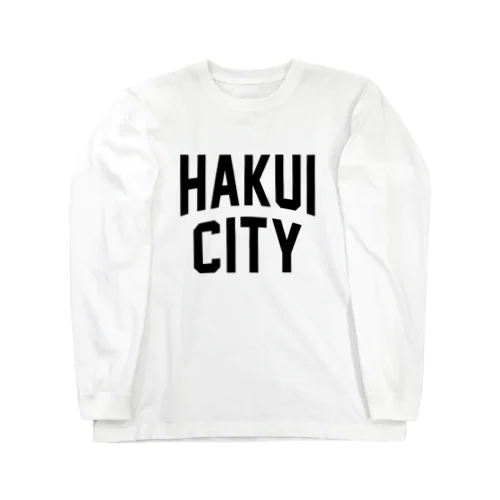 羽咋市 HAKUI CITY Long Sleeve T-Shirt