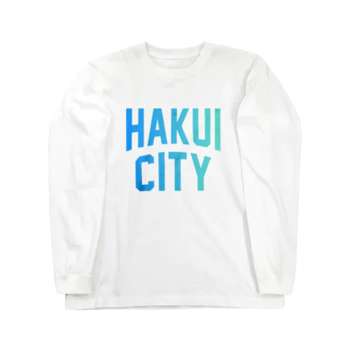 羽咋市 HAKUI CITY Long Sleeve T-Shirt