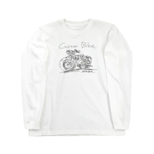 カスタムバイク　線 Long Sleeve T-Shirt