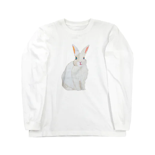 フワフワうさぎ（白） Long Sleeve T-Shirt