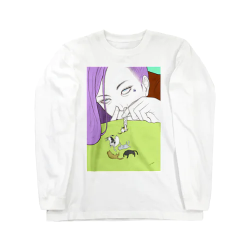 ネコカイン Long Sleeve T-Shirt