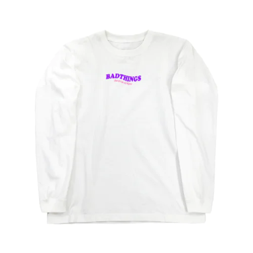 BADTHINGS LOGO GOODS Long Sleeve T-Shirt