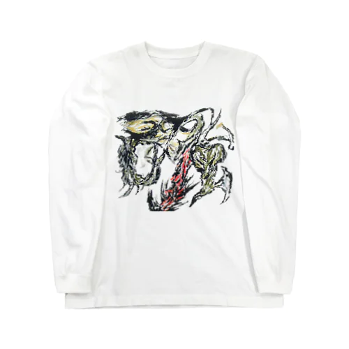 竜文字「最強」 Long Sleeve T-Shirt