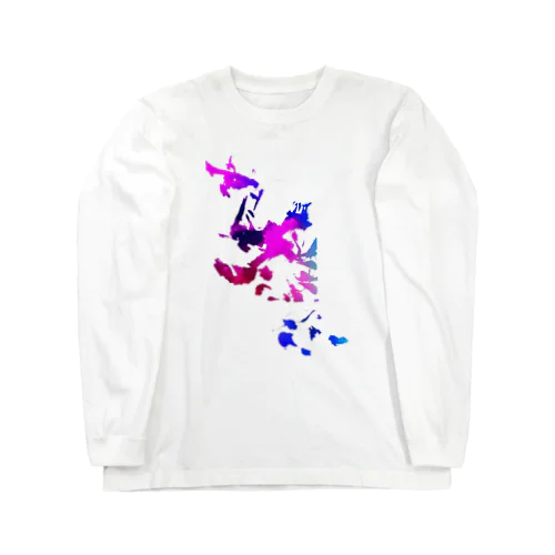 鳳凰(墨絵レインボーver) Long Sleeve T-Shirt