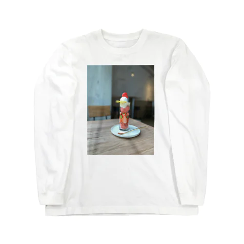 苺パフェ Long Sleeve T-Shirt